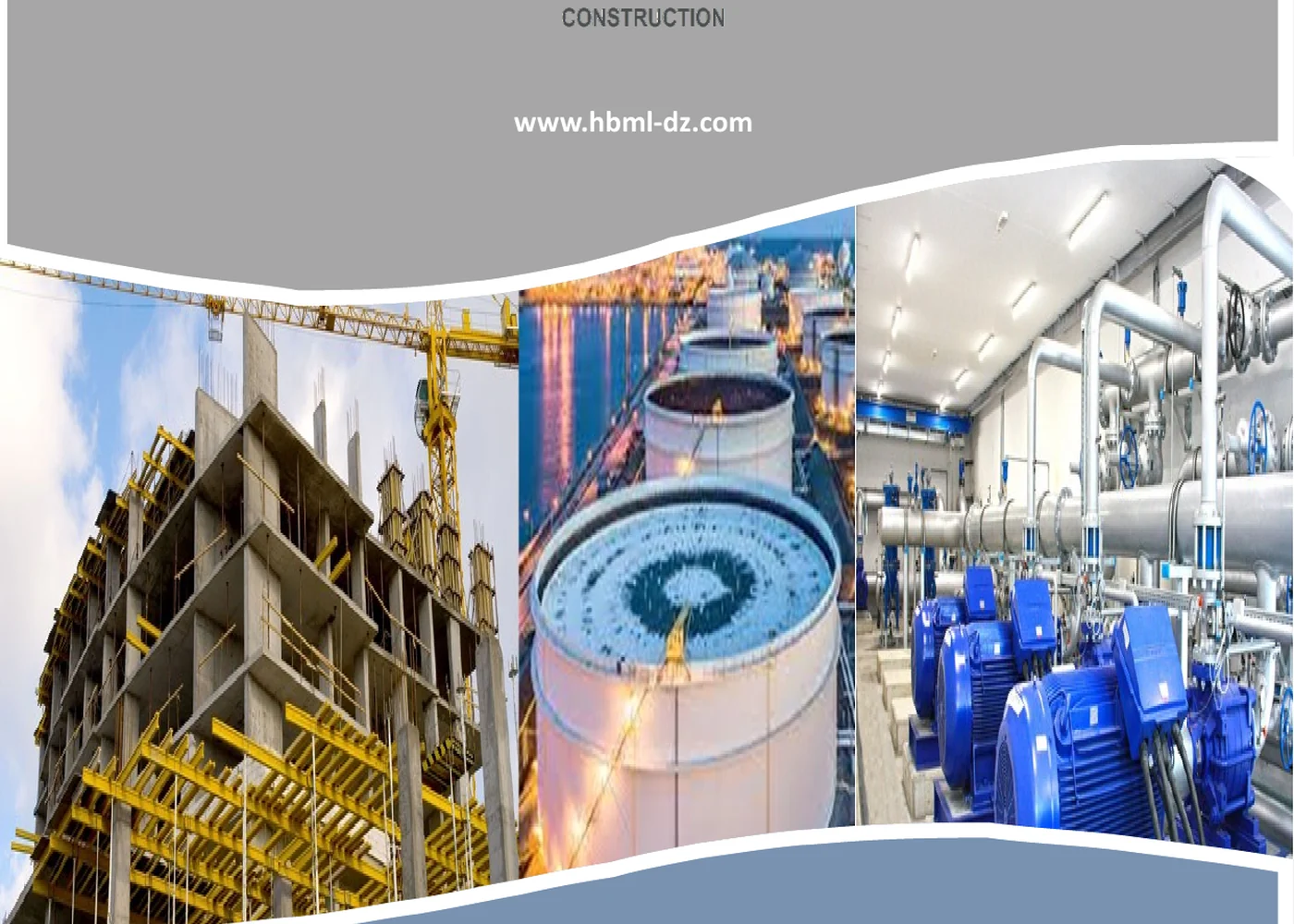 Couverture de la brochure HBML Construction